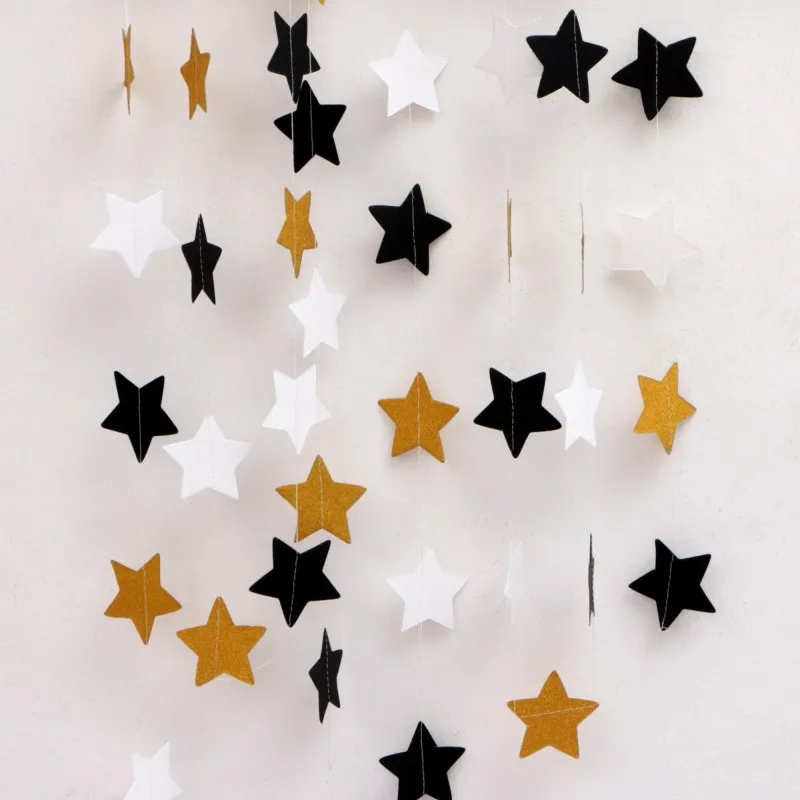 black gold star 1 Набор, уникальная тема, Детские вечерние наклейки на 18, 24, 36 дюймов, ПВХ, прозрачные воздушные шары, латексные, вечерние - Цвет: black gold star