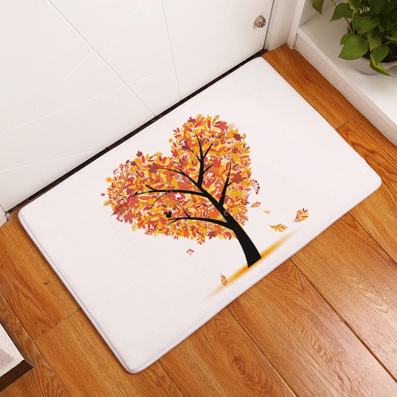 Новинка 2017 всесезонные ковры с принтом дерева Нескользящие кухонные коврики для