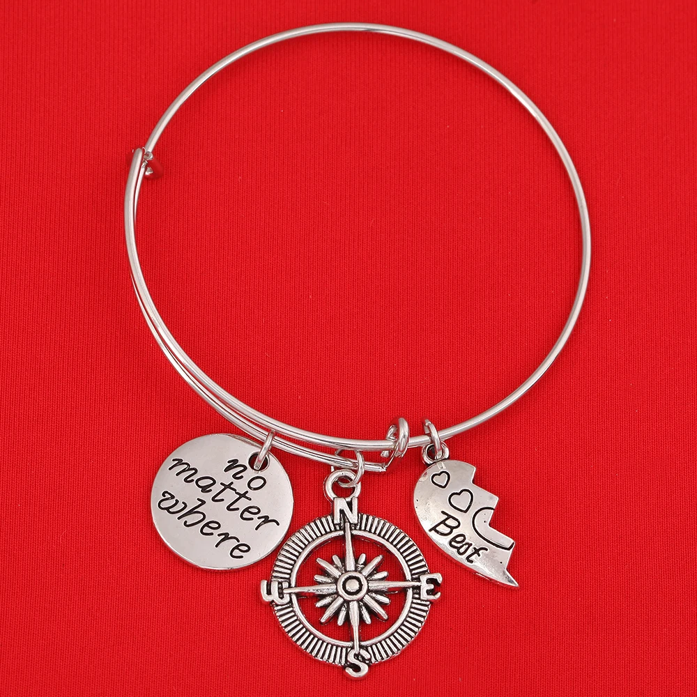2 шт. независимо от того где строчка дружбы|couple bangles|pendant banglesbangle bracelet |