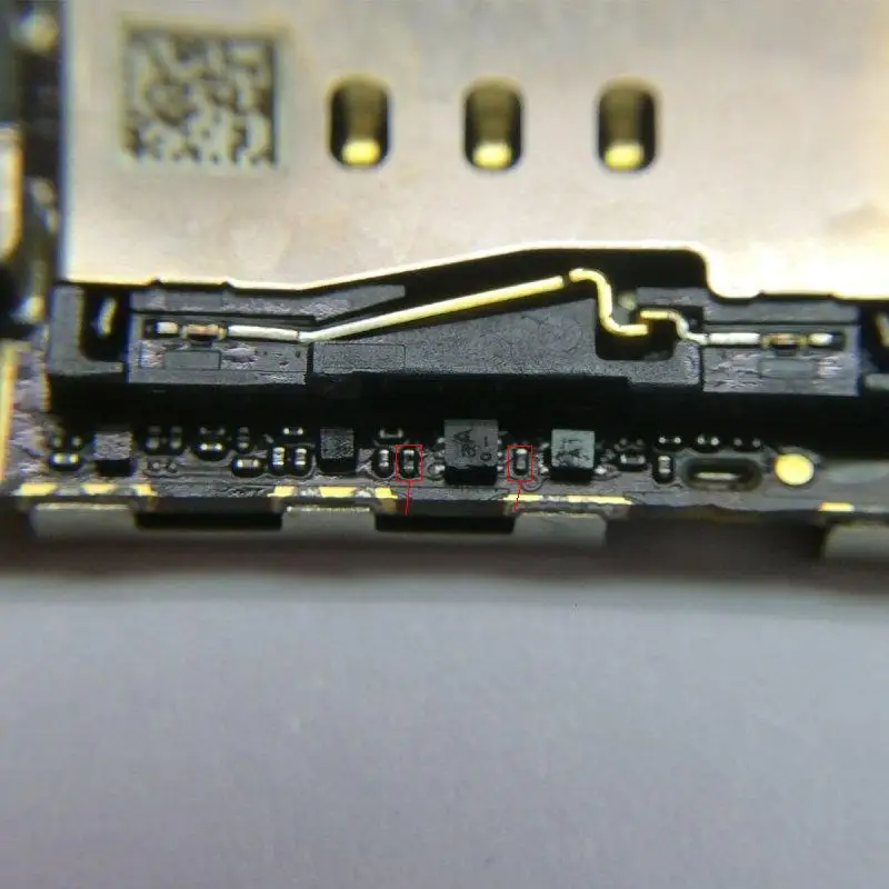 10 компл./лот для iphone 5 5G U3 Главная Кнопка ic чип + резистор R20/R22 логическая плата