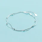 Новое поступление, женские двухслойные браслеты MloveAcc, цепочка с бусинами, идеальная модная крутая Роскошная бижутерия для девушек