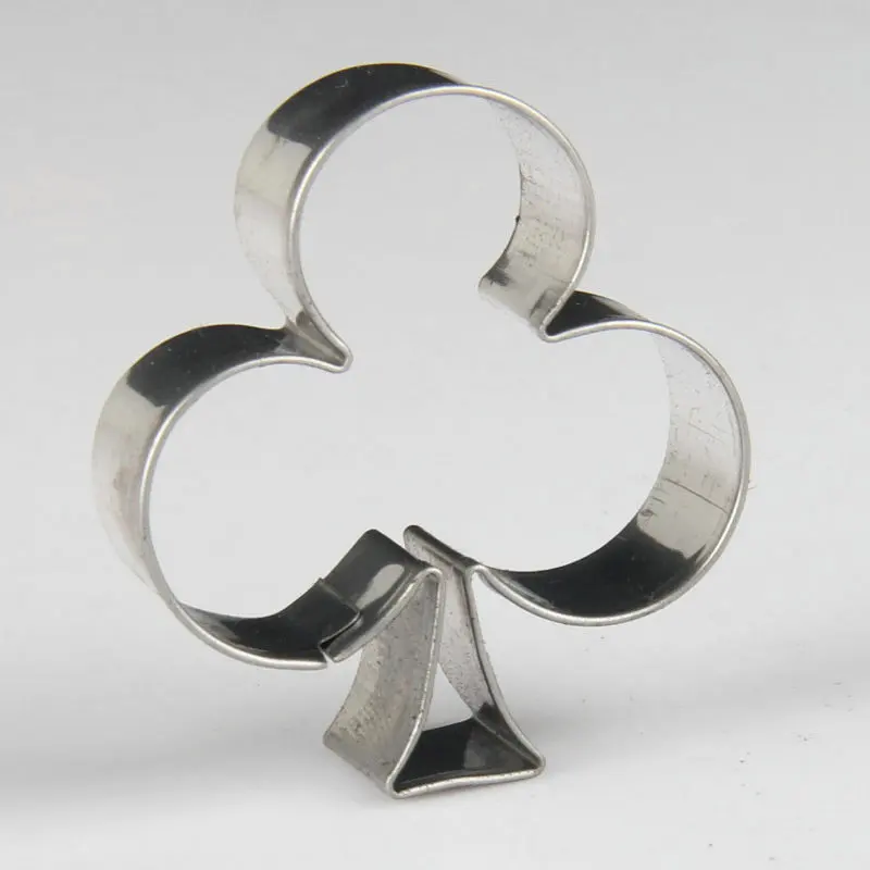 4 шт./компл. игральные карты покерная форма печенья из нержавеющей стали резак для