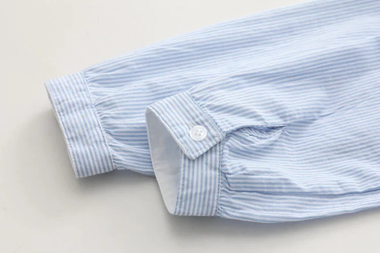 Блузка женская хлопковая в полоску рубашка с длинным рукавом одежда для женщин