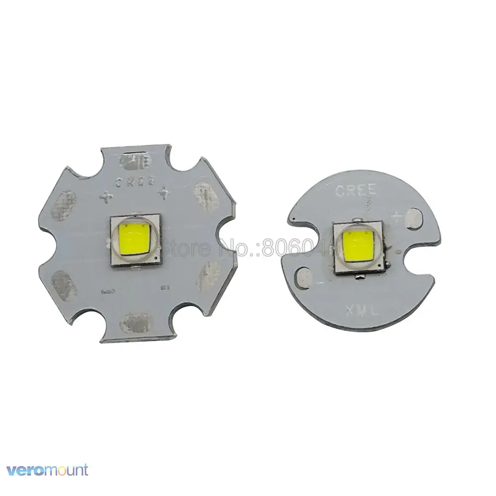 Светодиодный излучатель Cree XML2 10 Вт холодный белый нейтральный теплый 16 мм 20 PCB +