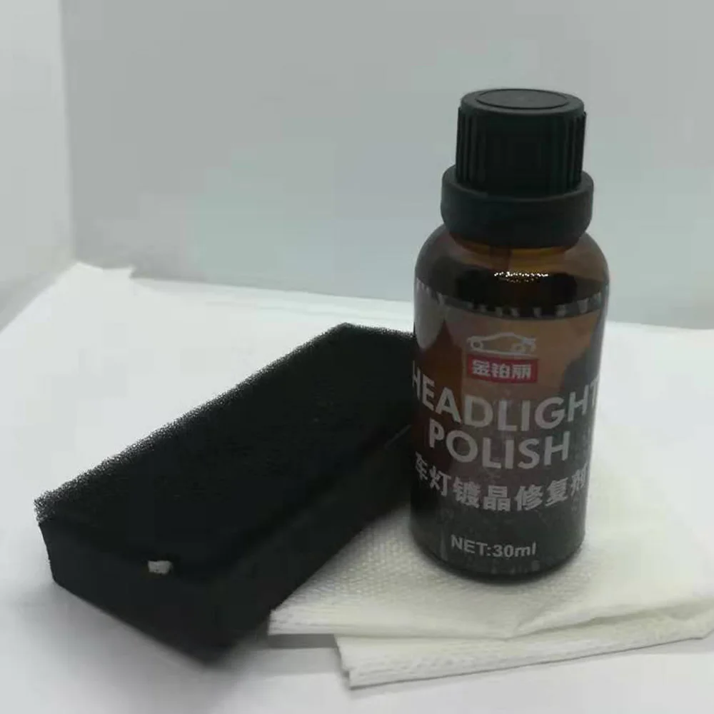 30 мл Автомобильная фара налобный фонарь оксид царапин полировочное покрытие