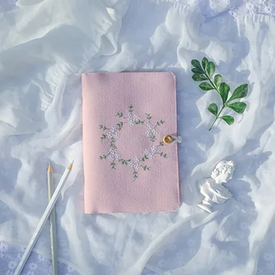 Weekly Plan B A5 A6 Kawaii, милая тканевая записная книжка в горошек, школьные офисные канцелярские принадлежности, пустая линия, сетка в горошек, планировщик, 6 отверстий, спиральное кольцо, связующее - Цвет: Weekly Plan B