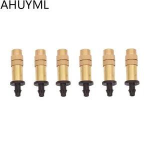 Регулируемый латунный распылитель, насадка для системы разбрызгивания, распыление, полив для сада, газона, орошения, виллы, прохлады, 10 шт.