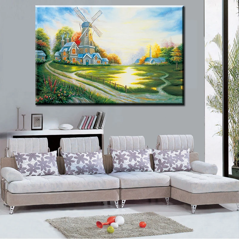 Алмазная картина вышивка крестом пейзаж блеск стразы мозаика набор 5D круглые