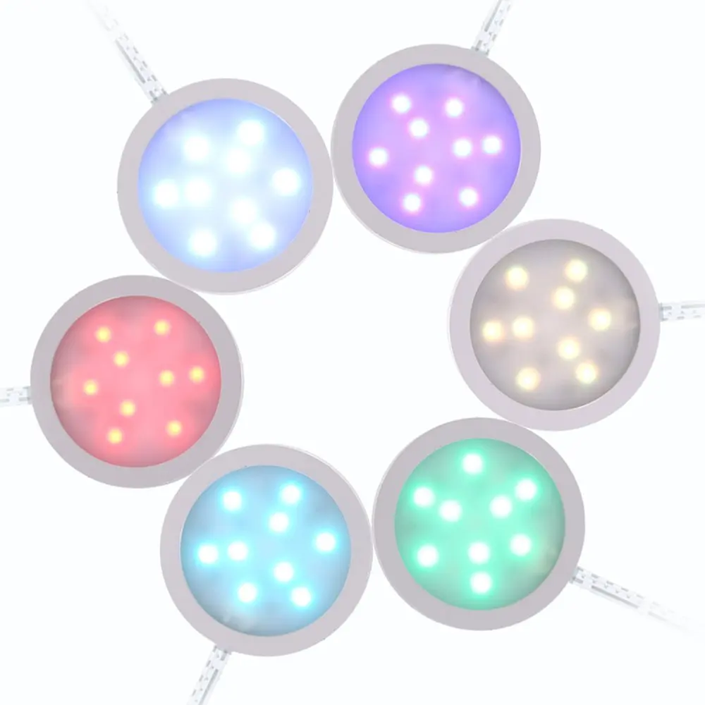 RGB светодиодная подсветка под шкаф многоцветная Лампа для кухни дисплей шкаф книжный шкаф с полками и спальня с контроллером