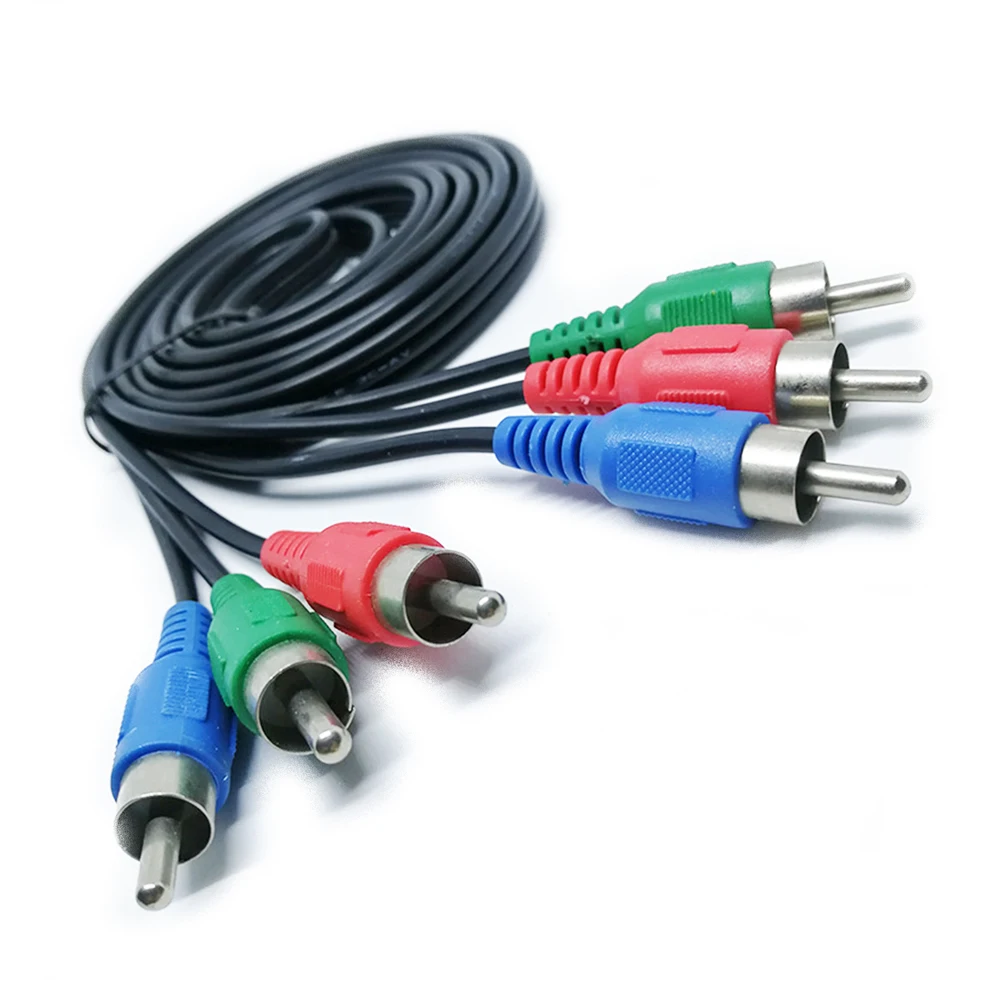 3RCA папа к 3 RCA композитный аудио конвертер видео AV кабель Разъем 3X цифровая камера