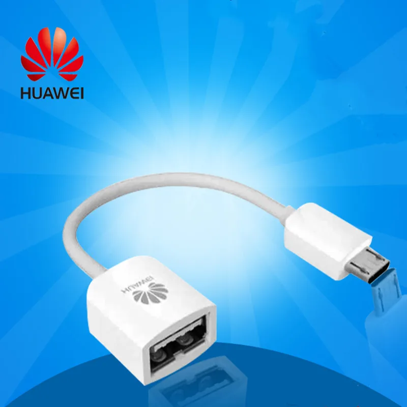 Оригинальный 15 см Huawei OTG кабель зарядного устройства Micro USB для передачи данных p10