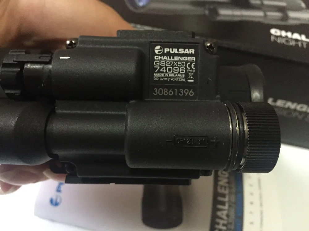 Pulsar 74096, прицел ночного видения Challenger GS 2,7x50, охотничий монокуляр ночного видения 2.7x, ночное видение, максимальный диапазон 150 м