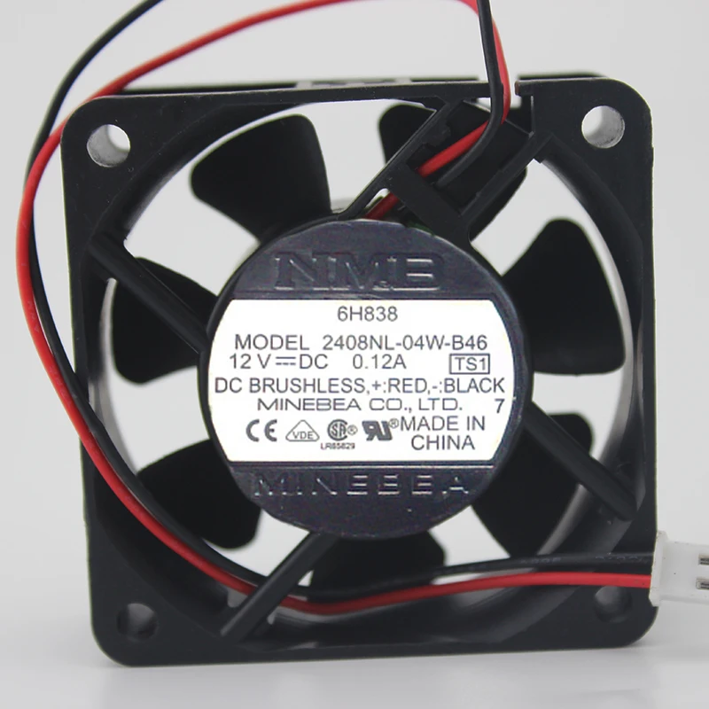6 см 6020 12V0.12A 2408NL 04W B46 3 проводной Вентилятор охлаждения шасси с контролем