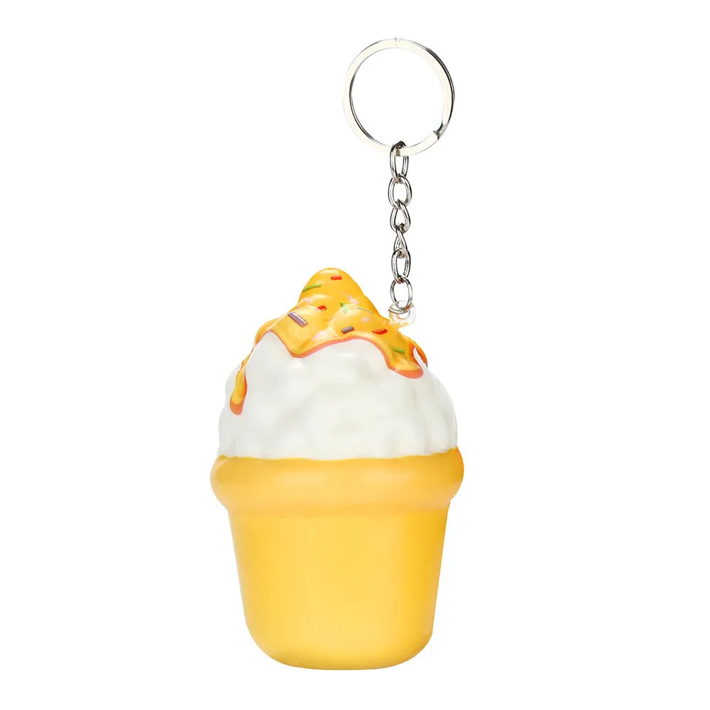 Мягкие Топы Качество Squishies Kawaii Мороженое медленно поднимающийся крем душистый брелок для снятия стресса игрушки колориажи антистресс подарки