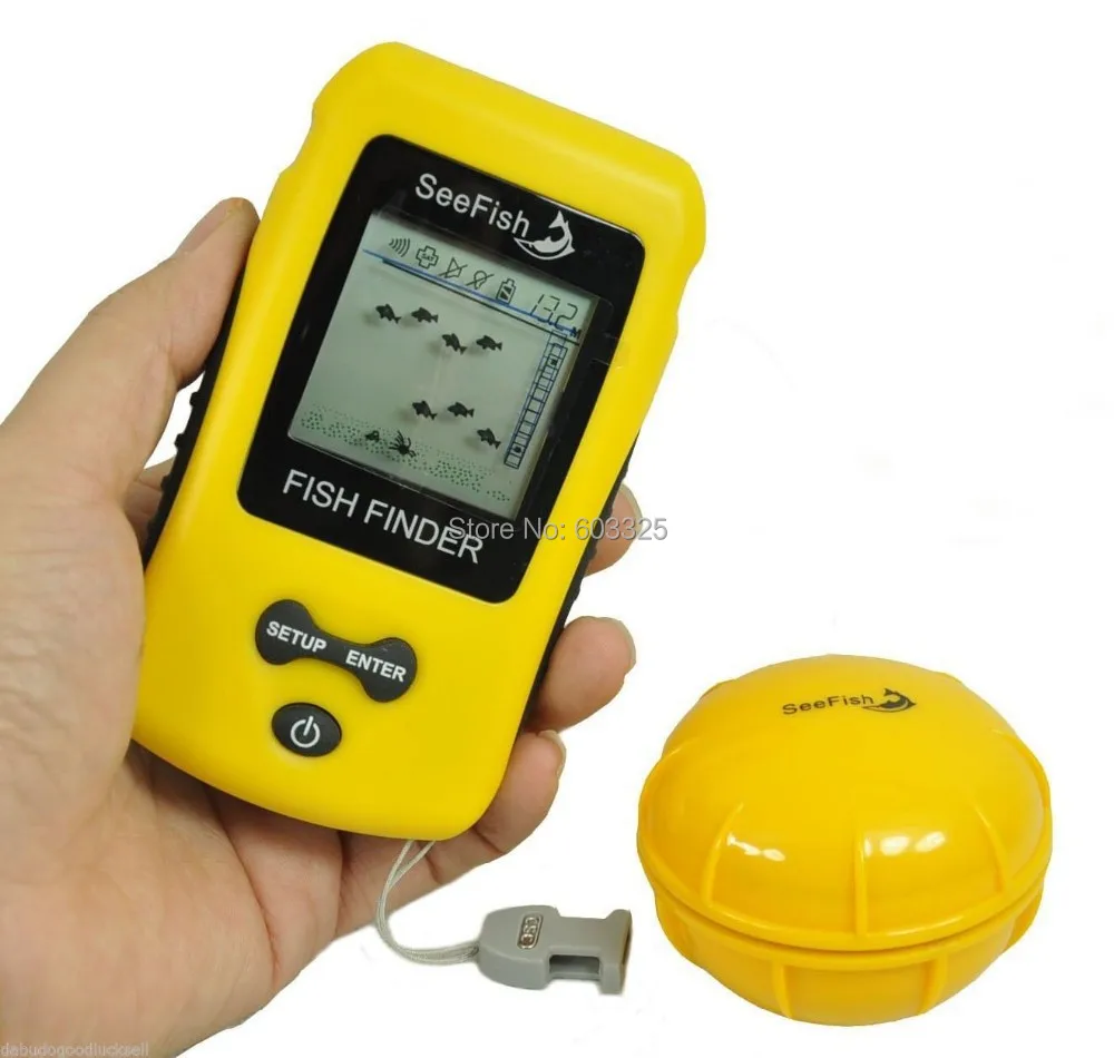 Tl86 портативный беспроводной эхолот сонара датчика с красочный дисплей рыбалка