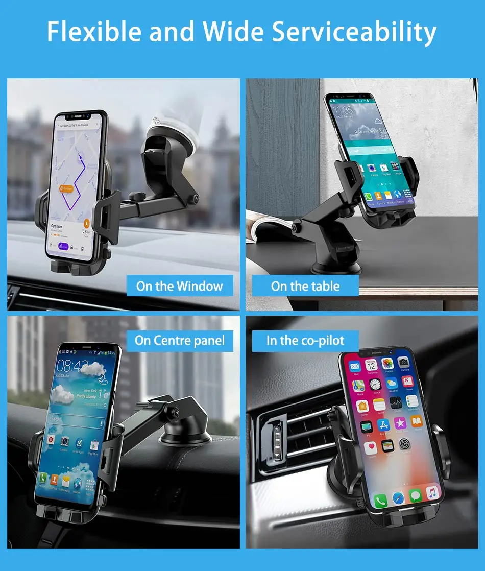 Caseier Автомобильный держатель для телефона на магните для iPhone X 7 8 Xiaomi держатель на лобовое стекло для телефона в автомобиле держатель для samsung S10 S9 подставка для смартфонов