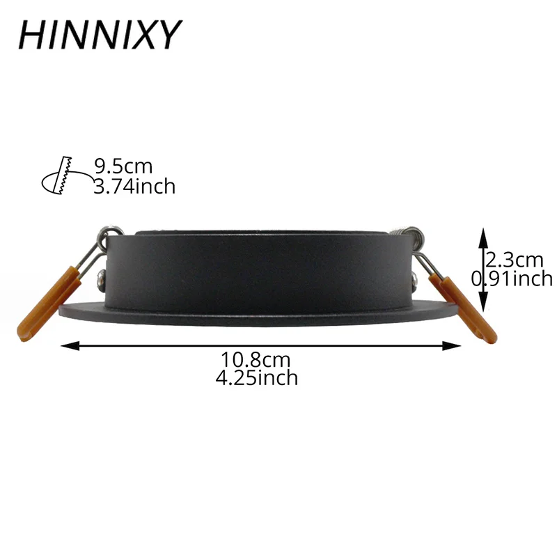 Hinnixy светодиодные светильники встраиваемые потолочные точечные лампы 95 мм