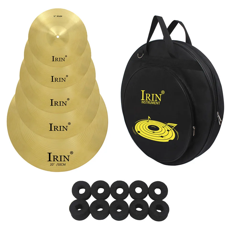 ИРИН SC 260 Набор тарелок сплав латуни в том числе 12 дюймов всплеск 14 & 16 аварии 18 и 20