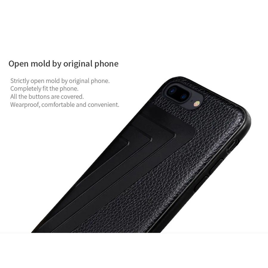 Кожаный чехол Nillkin для iphone 7 + Plus гибридный Чехол роскошный кожаный из ТПУ и
