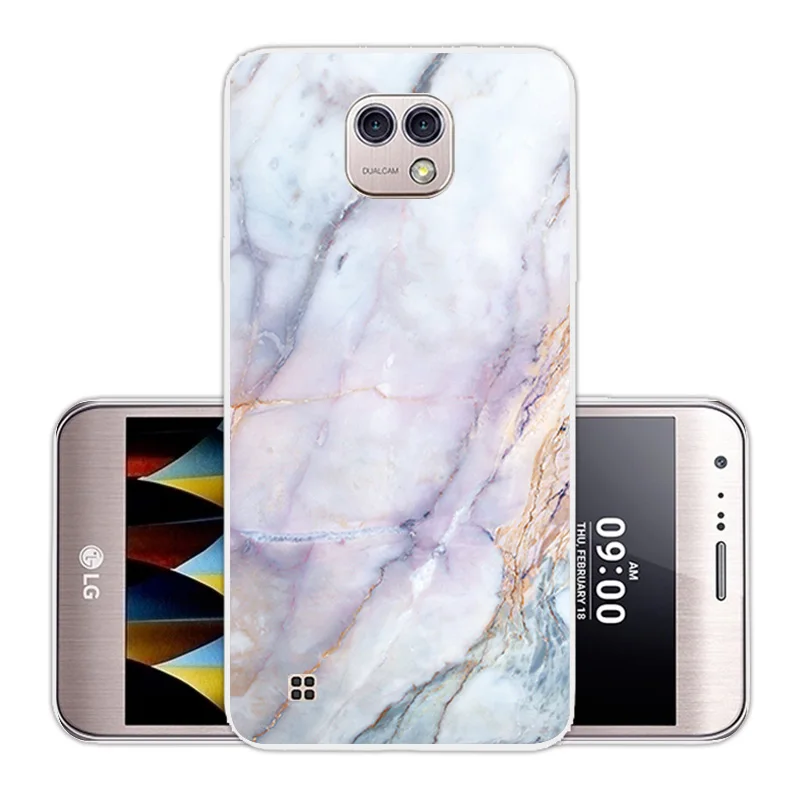 Cases for LG X Cam K580 K580Y Xcam K580DS 5.2 Inch Soft Silicone Clear TPU Stone Cover Skin Lg |