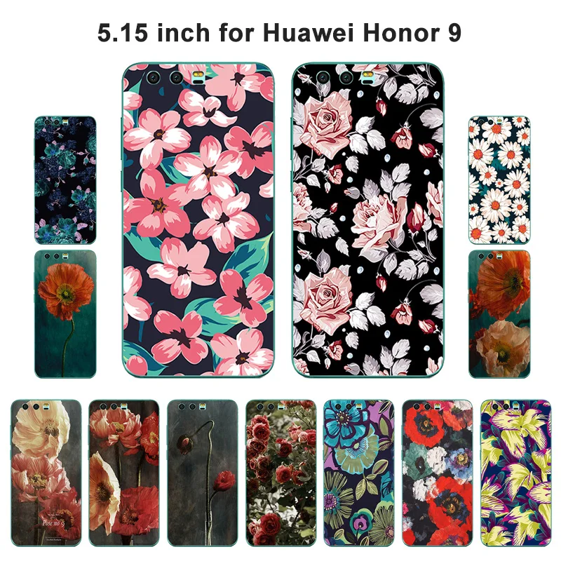 Силиконовый чехол для телефона Huawei Honor 9 Honor9 5 15 дюйма прозрачный мягкий из ТПУ