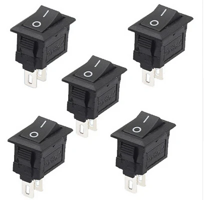 Высокое качество 20 шт./лот 2 Pin оснастки кнопка вкл/положение ВЫКЛ Кнопка лодка