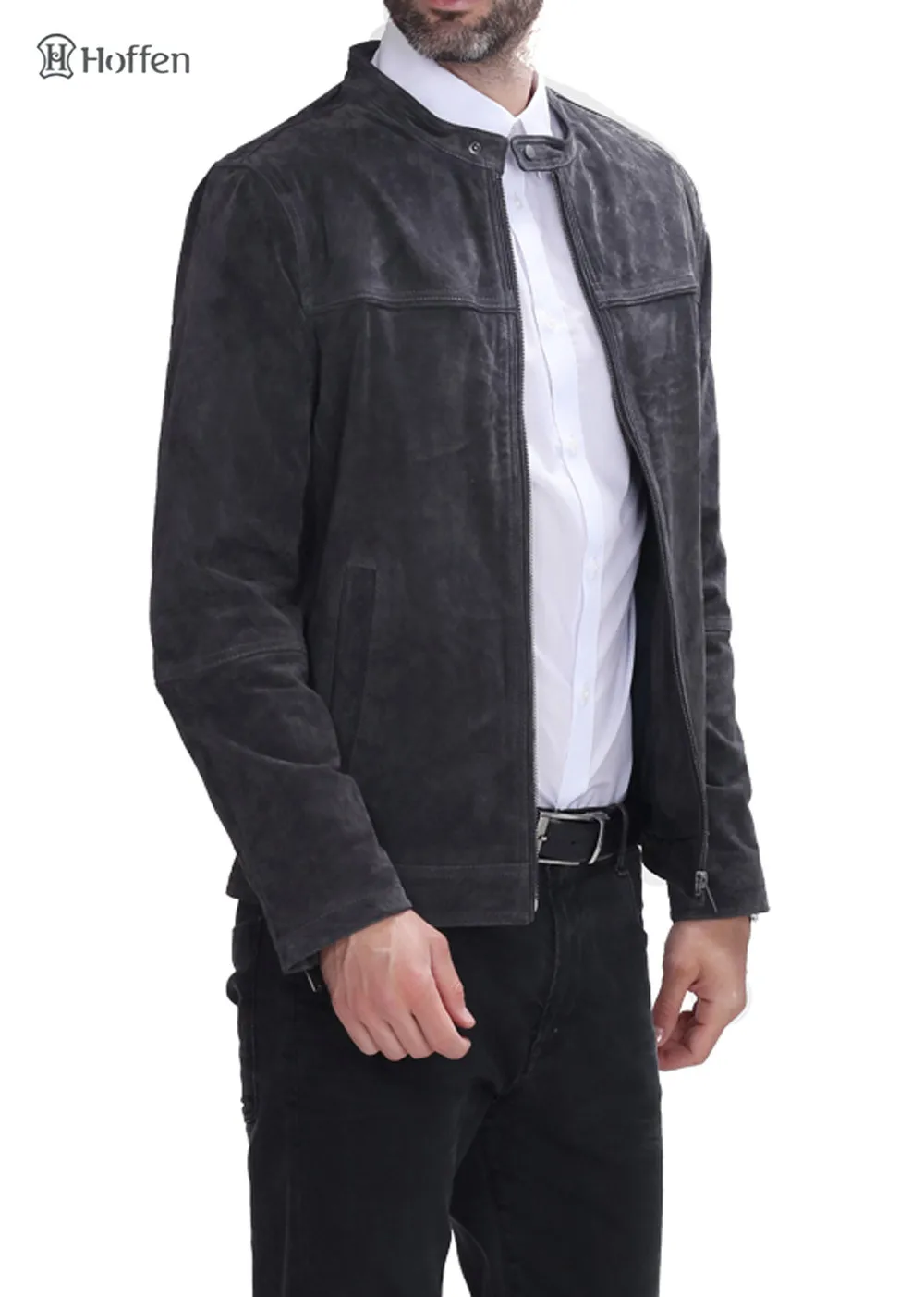 Мужская мотоциклетная куртка с воротником стойкой на молнии|overcoat men|overcoat maleovercoat