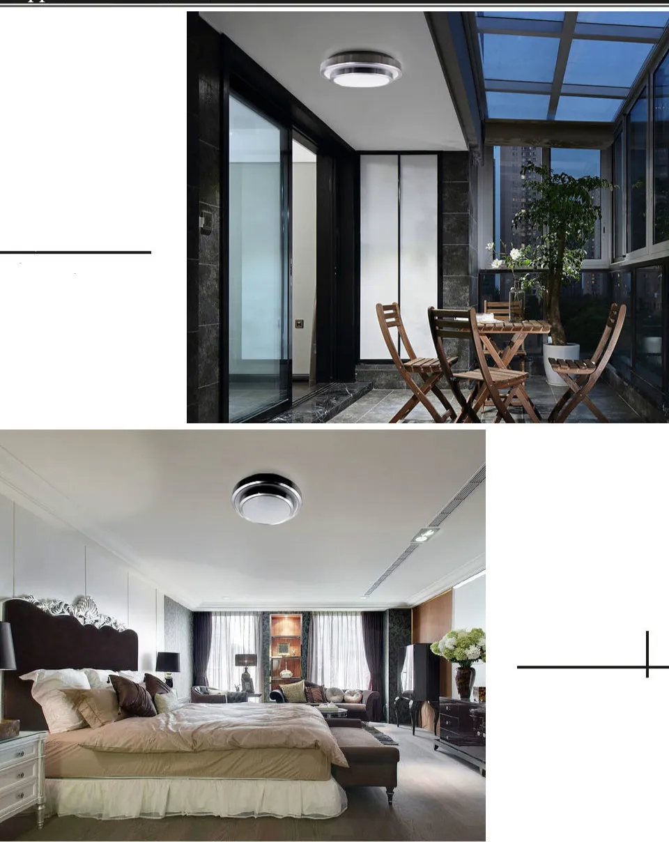 

LED ceiling lights Dia 350mm,aluminum+Acryl High brightness 220V 230V 240V,Warm white/Cool white 18W 24W 33W Led Lamp