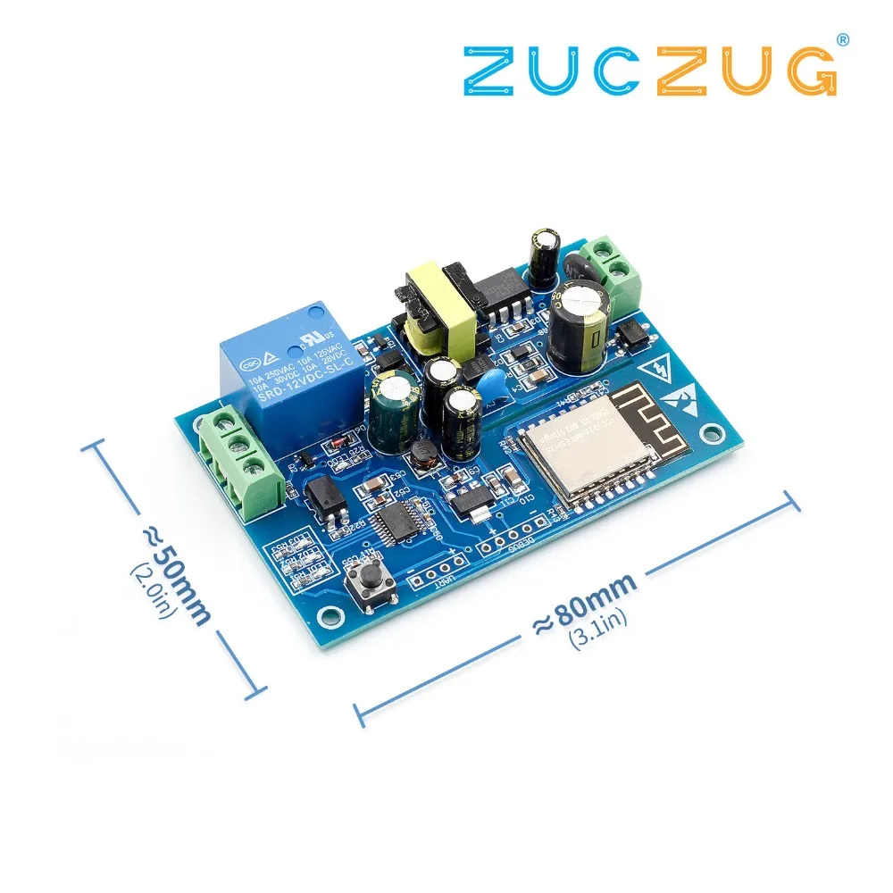 Реле Wi Fi 220 В с пультом дистанционного управления для умного дома ESP8266 релейный