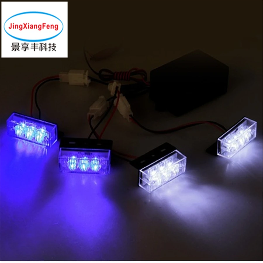 Универсальный Автомобильный светодиодный Предупреждение Strobe Flash полиция