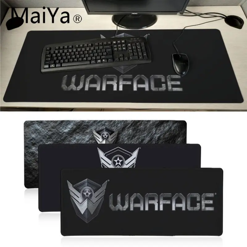 Резиновый коврик для мыши Maiyaca warface прочный Настольный игровой 700*300 мм с
