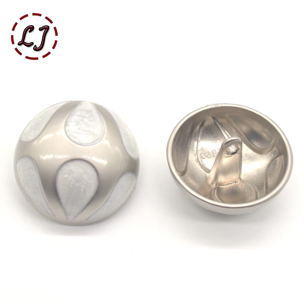 Высокое качество 6 шт./лот цветок металлическая кнопка живопись Золотые