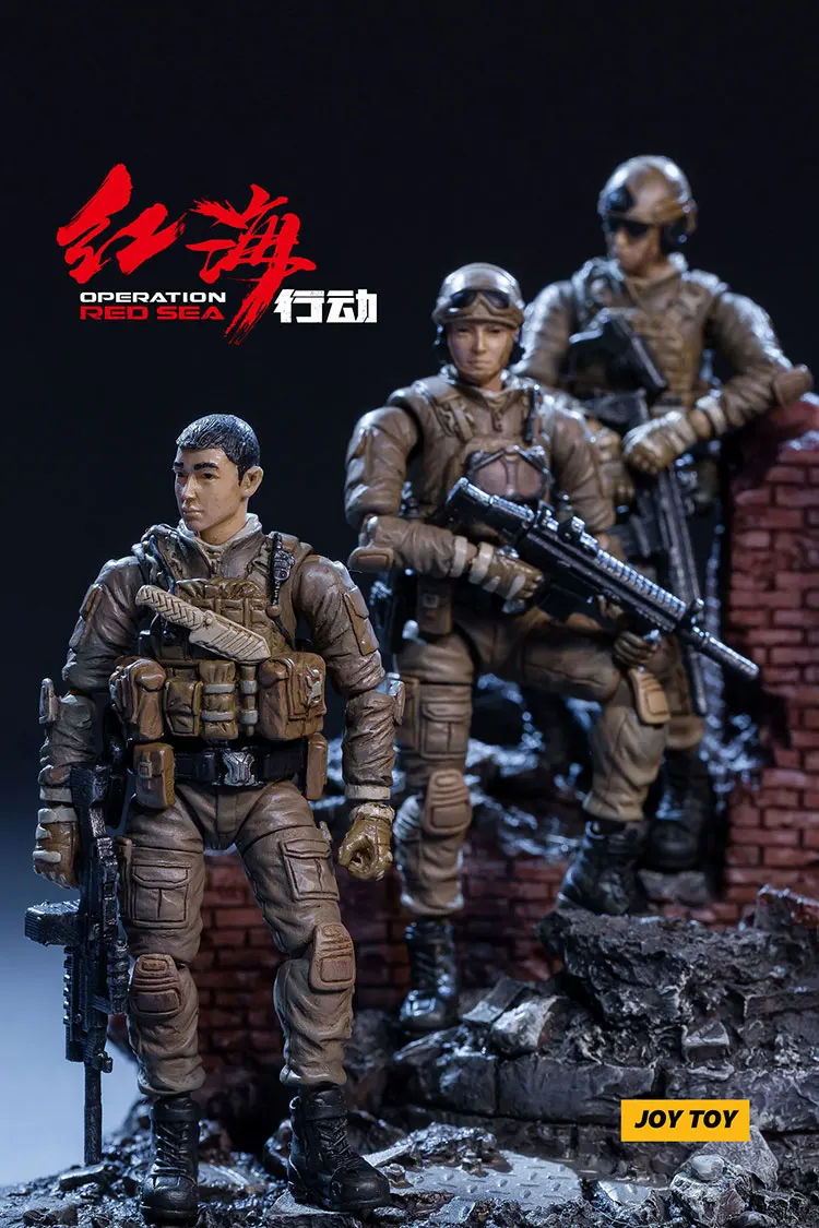 1/25 JOYTOY Экшн фигурки Красное море операция армейские солдаты Набор Модель