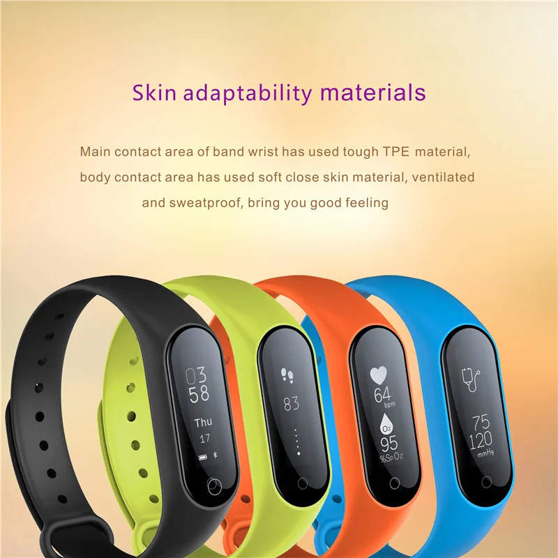 Y2 плюс Bluetooth Smart Браслет Heart Rate крови Давление Монитор кислорода IP67