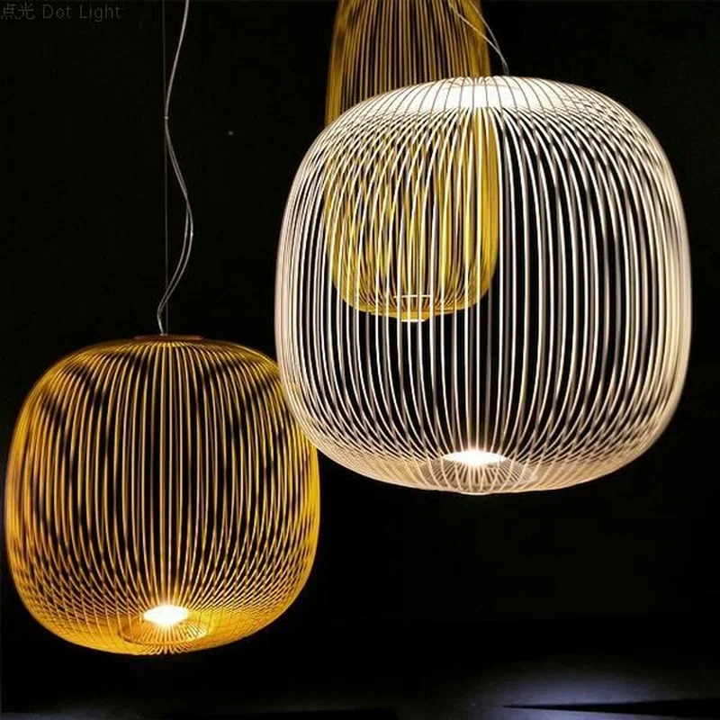 Современная Подвесная лампа Foscarini со спицами 1/2 светодиодная промышленная