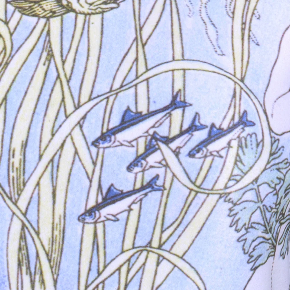 Новая женская футболка с изображением подлодка Акула русалки Яркая Летняя для