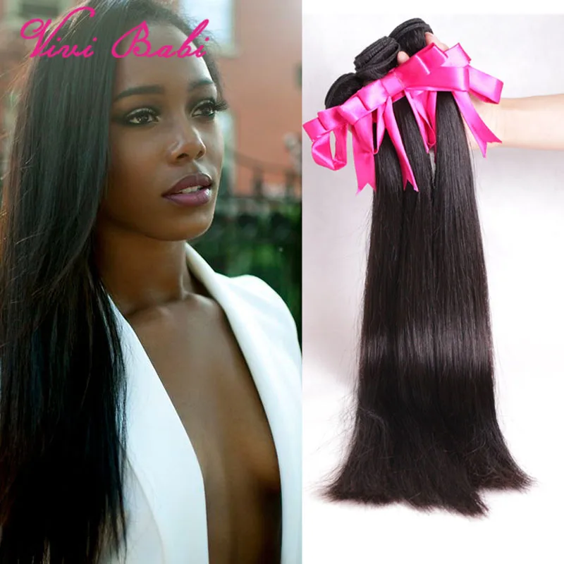 10А Класс ВИВИ БАБИЙ Бразильского Виргинские Волос Прямо 3 Связки Богородицы