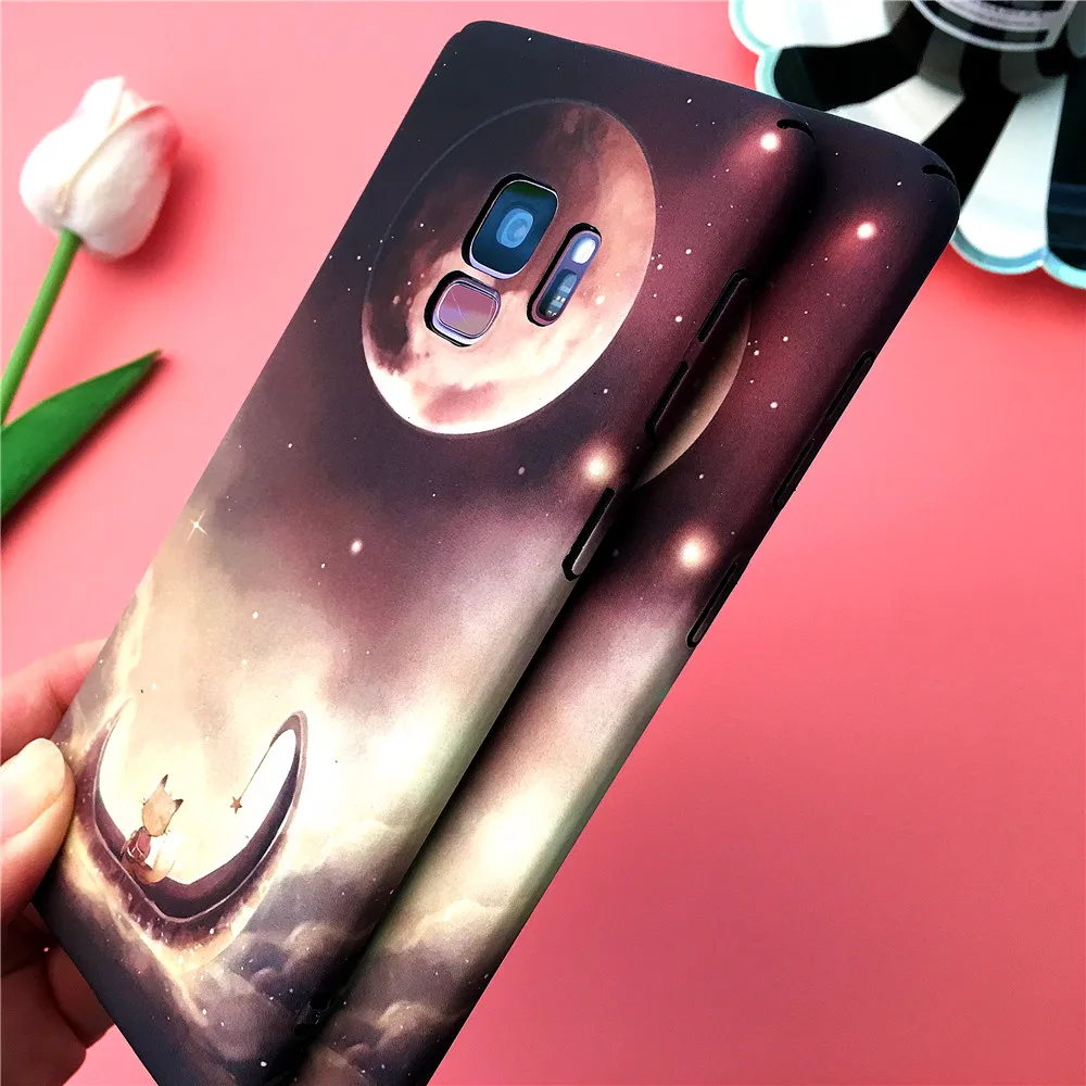 Чехол для телефона Samsung Galaxy S8 Plus S9 Note 8 Модный чехол IMD Жесткий мобильного S7 |