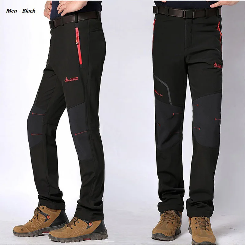 Мужские зимние уличные водонепроницаемые походные брюки женские ветрозащитные