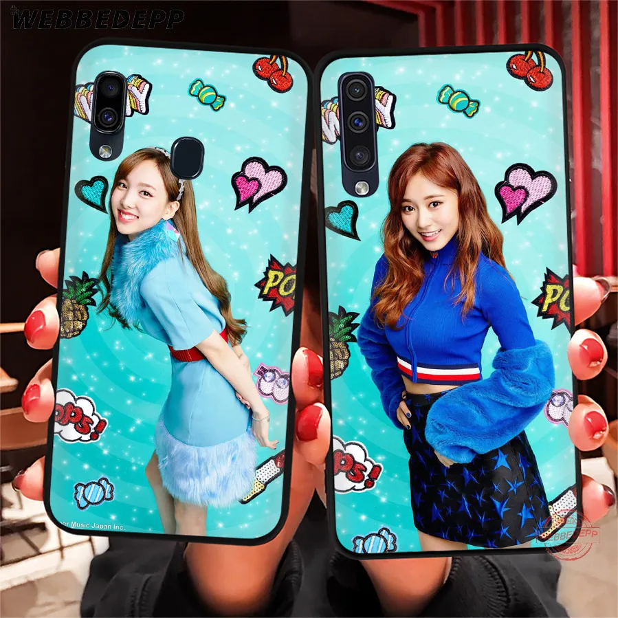 Мягкий чехол для телефона WEBBEDEPP Twice Mina Momo Kpop Samsung A50s A40s A30s A20s A10s A60 A70 M10 M20 M30 M40 |