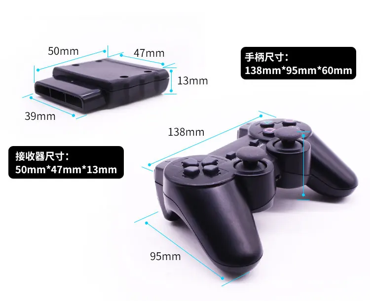 2 4G Беспроводная Playstation PS2 с ручным приемником для Arduino сделай сам умный автомобиль