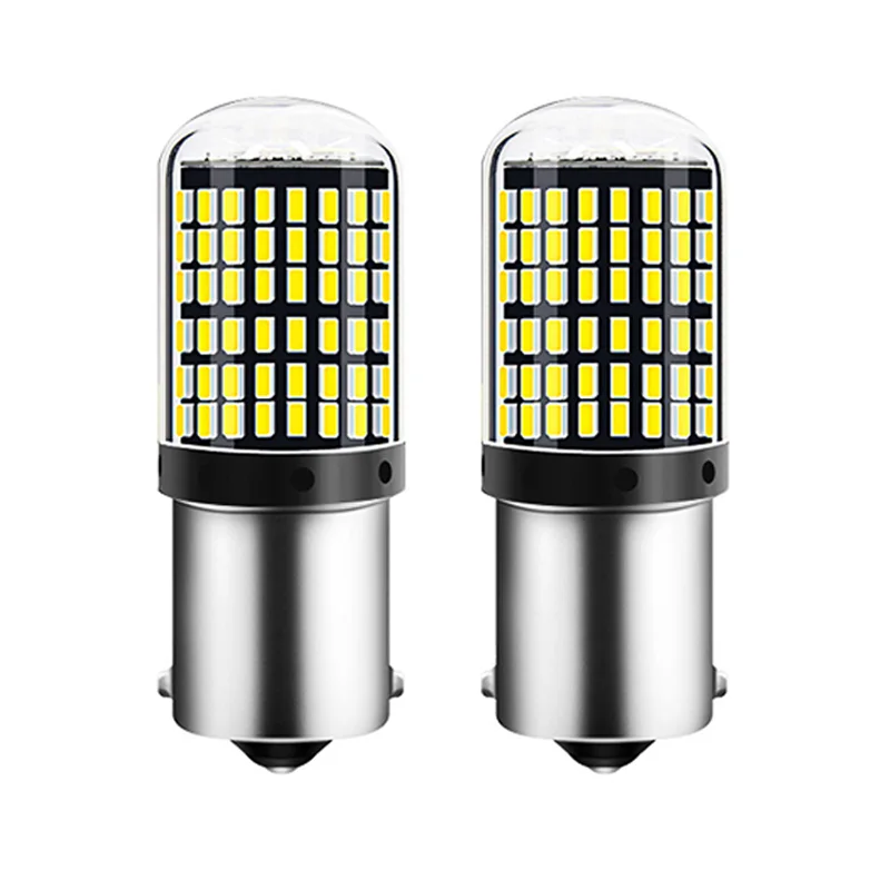 10 шт. светодиодсветодиодный лампы 1156 BA15S P21W BAU15S PY21W T20 7440 W21W W21/5W|Сигнальная лампа| |