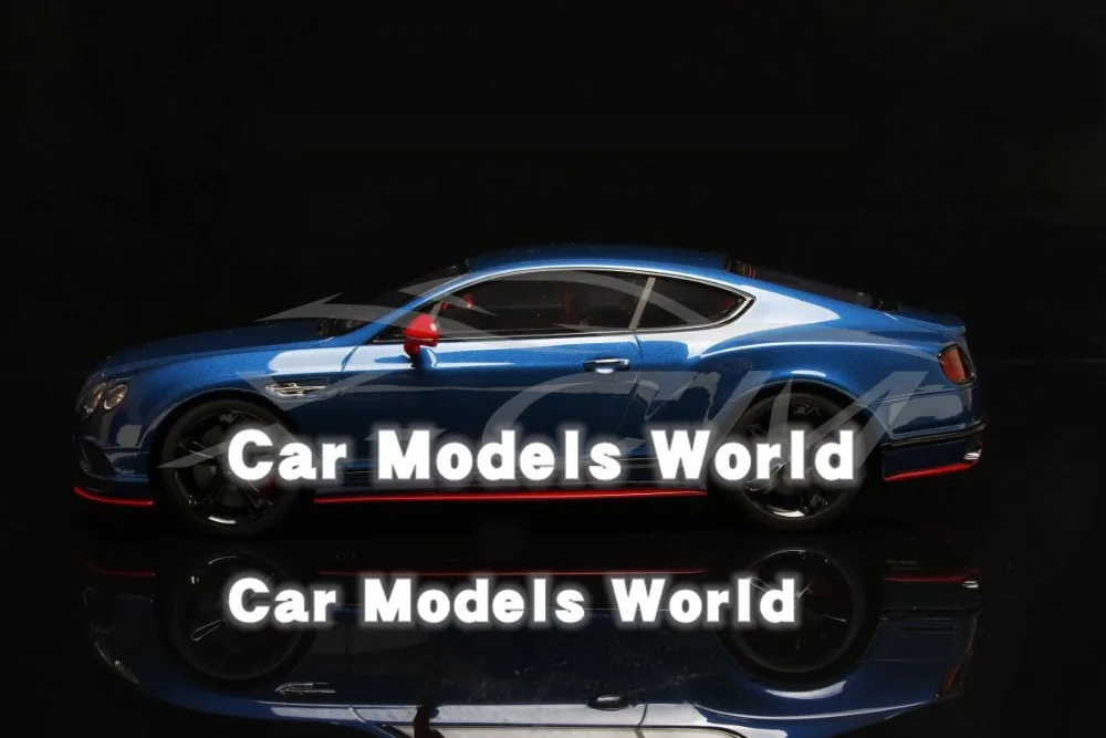Полимерная модель автомобиля для GT Spirit Speed Continental (синий и красный) 1:18 + небольшой