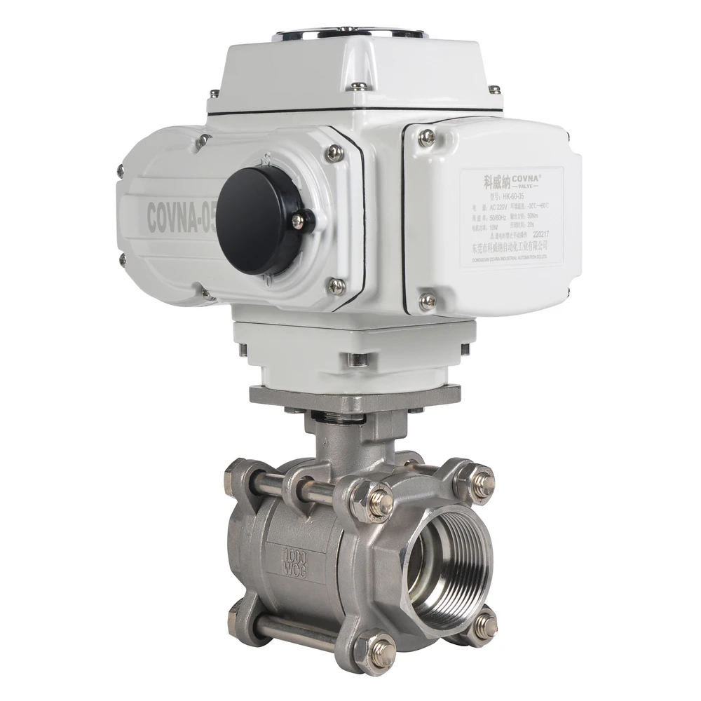 Электрический приводной 2 ходовой шаровой клапан из нержавеющей стали|steel ball