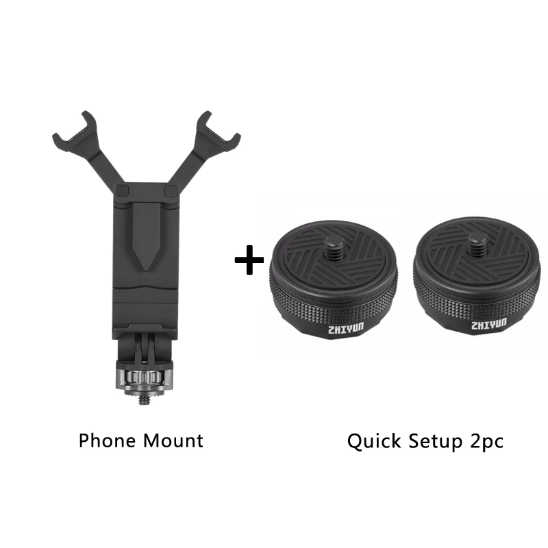 Держатель для телефона Zhiyun Weebill Lab S Crane 3 Hohem iSteady Pro Feiyu G6 карданный видоискатель для смартфона крепление штатива кронштейн - Цвет: Зеленый