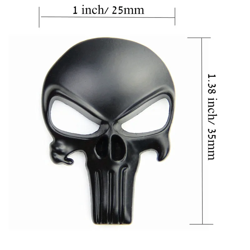 3D Metal Skull Нескользящая резиновая текстурированная ручка обертывание лента перчатка для Gen 3 4 5 Glock 17 19 26 43X48 кобура 9 мм Пистолет Аксессуары для журналов - Цвет: 3D Metal Skull