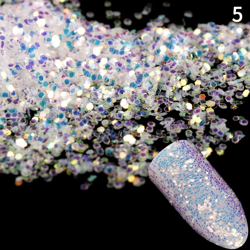 Лак для ногтей блестки Ab Русалка лазерный пигмент Diy маникюрные украшения
