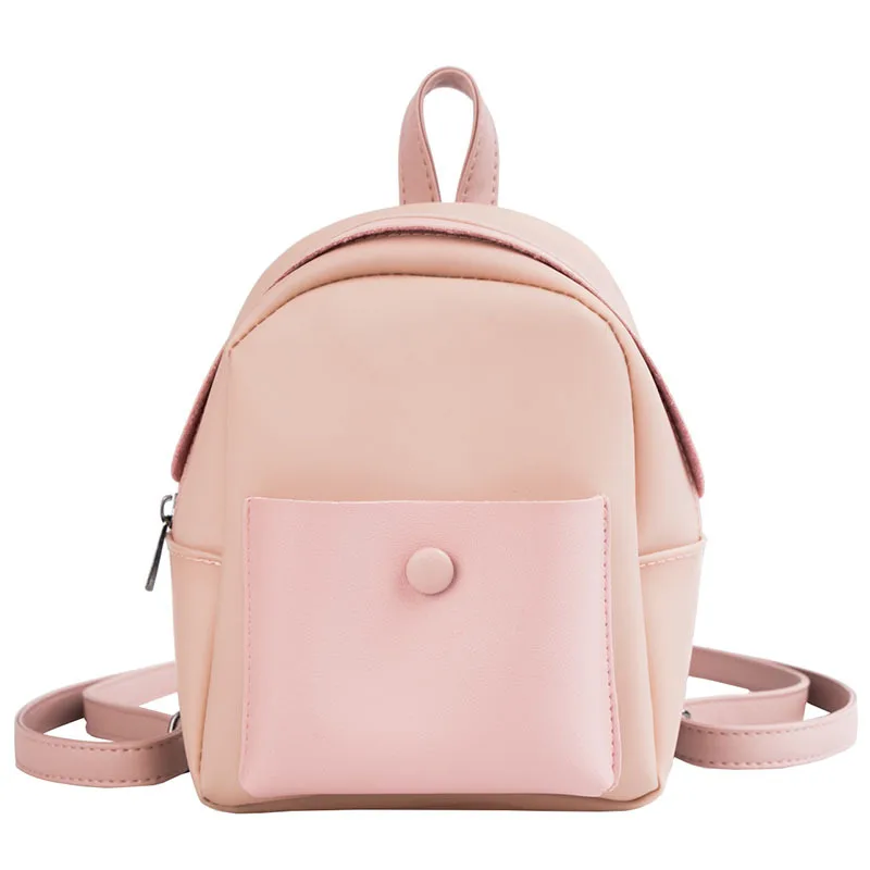 Мини-рюкзак из искусственной кожи износостойкая многофункциональная сумка для