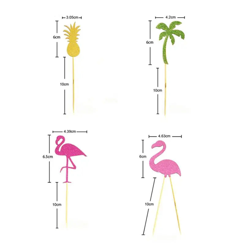 5 шт. топперы для тортов в виде фламинго | Дом и сад