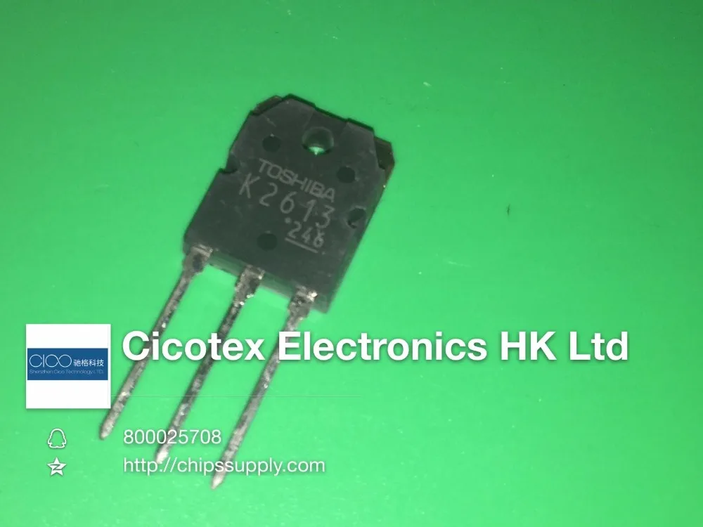 

5pcs/lot 2SK2613 K2613 2613 TO-3P TO-247 MOSFET Silicon N Channel MOS Type Switching Regulator Applications, DC-DC Converter